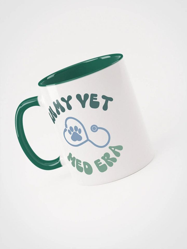 "In my vet med era" Ceramic Mug with color inside product image (2)