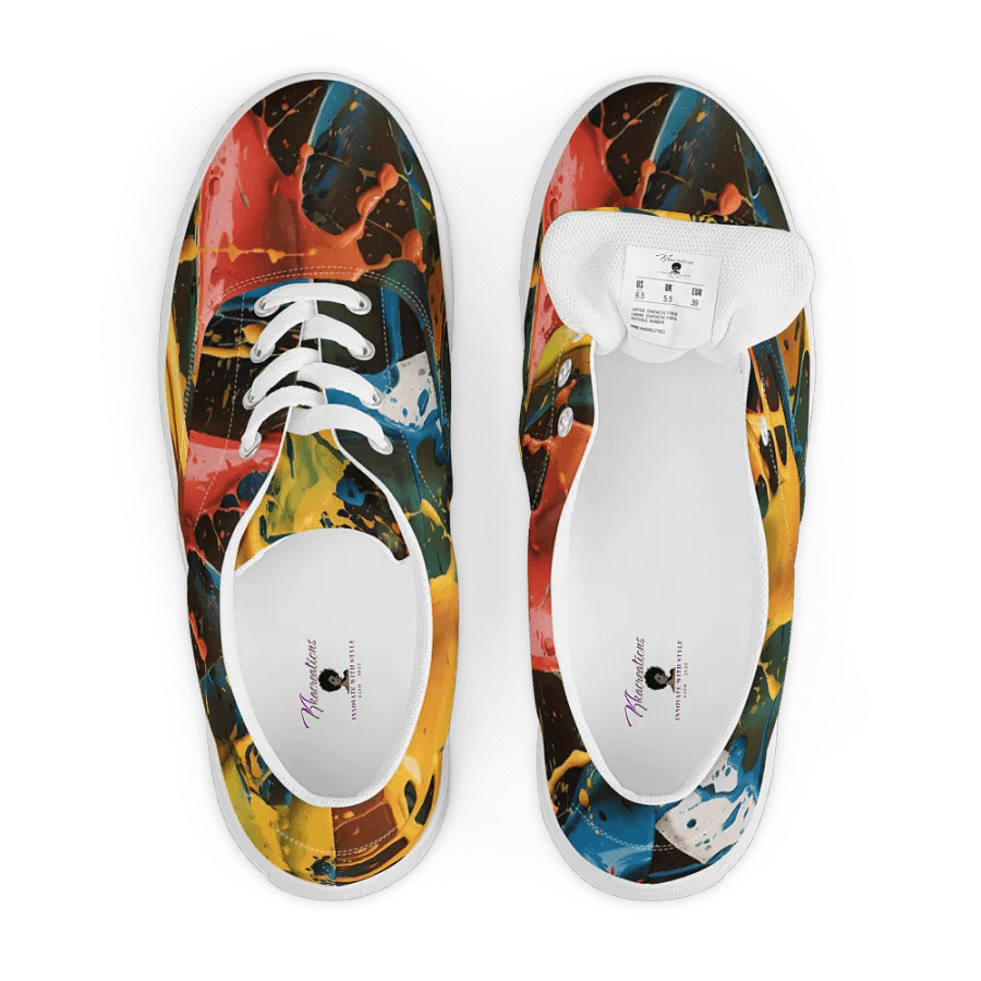 Vibrant Splash Men's Canvas Sneakers product image (7)