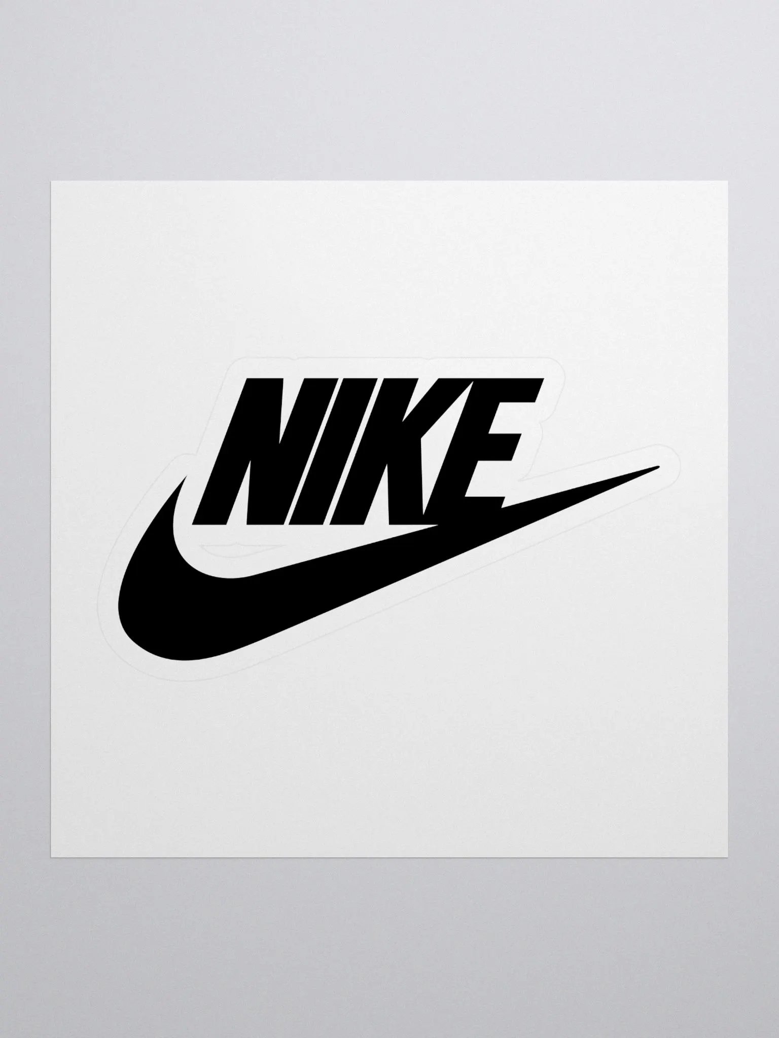 Swoosh Logo Kiss Cut Stickers product image (1)