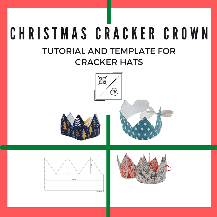 Reversible Christmas Cracker Crown Patterns product image (3)