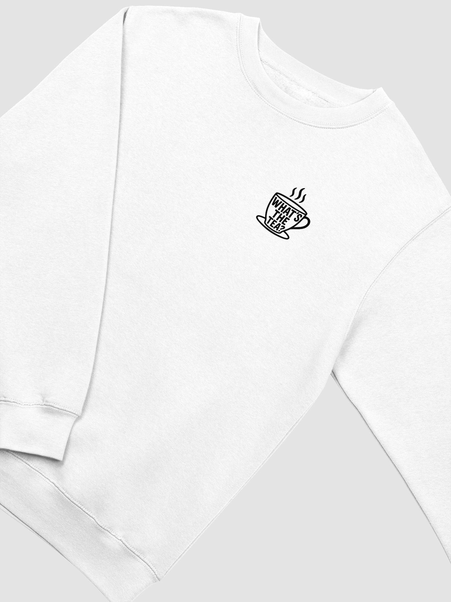 What's The Tea? Crewneck - White product image (3)