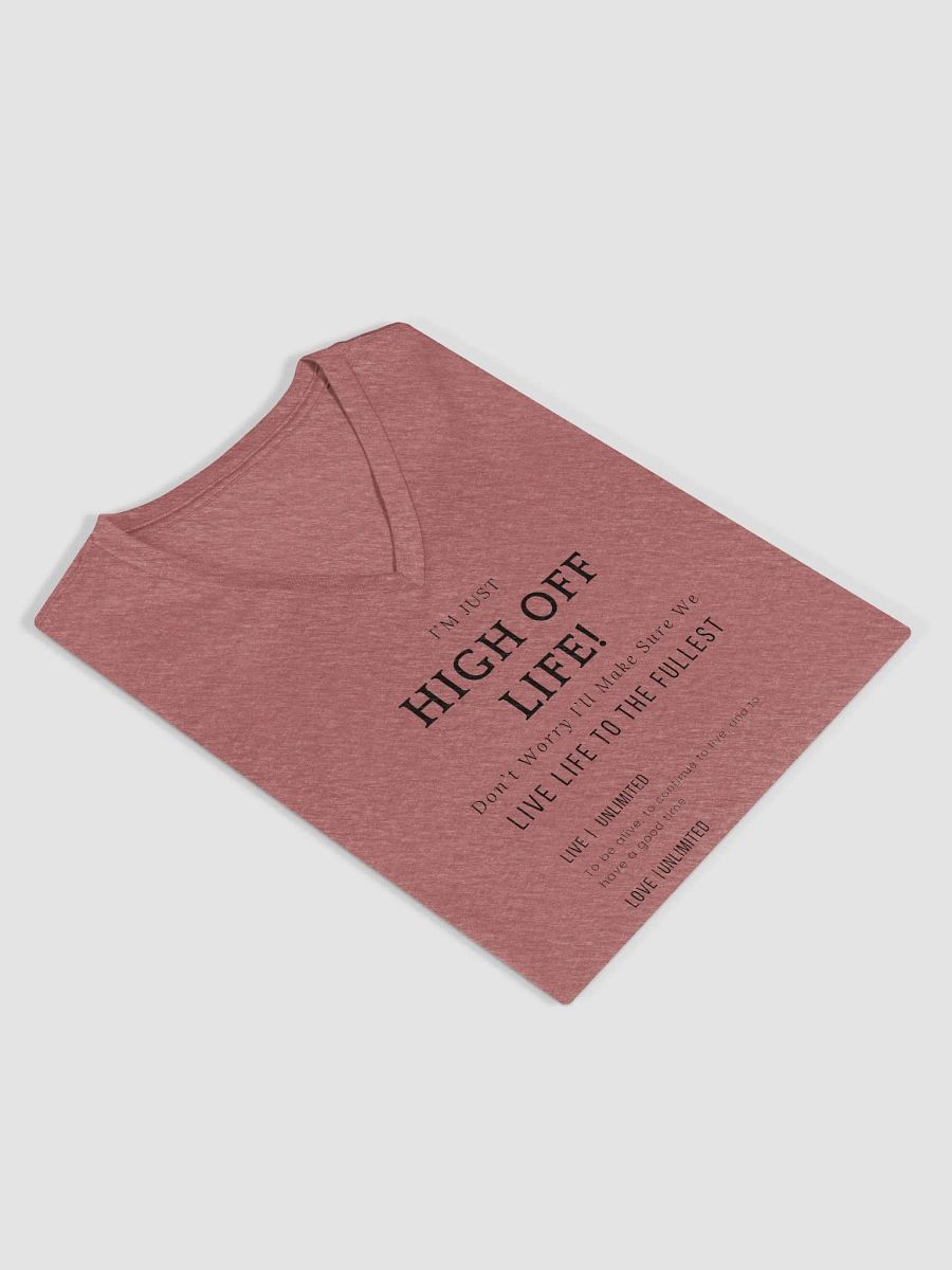 HIGH OFF LIFE Women's V-Neck Tee product image (4)