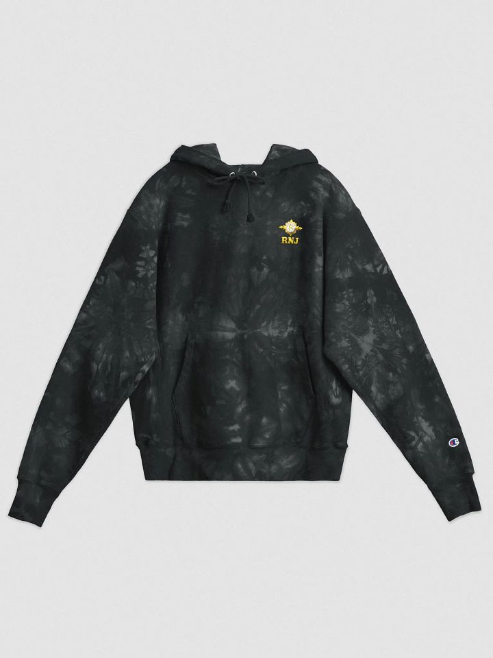 Gold RNJ Champion Tie Dye Hoodie product image (1)