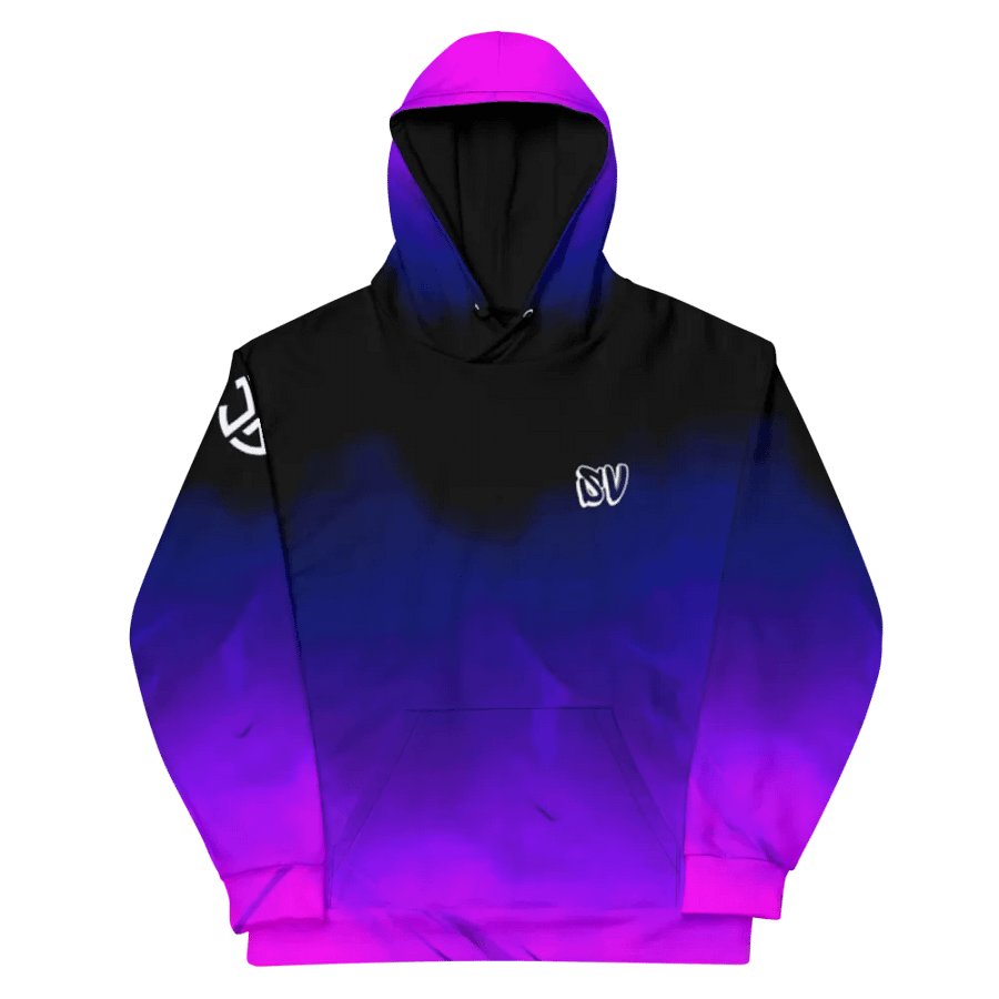 STRAIGHT VIBIN TROLLDAMORT TOJI WORM JJK NEON COLOR FADE HOODIE product image (11)