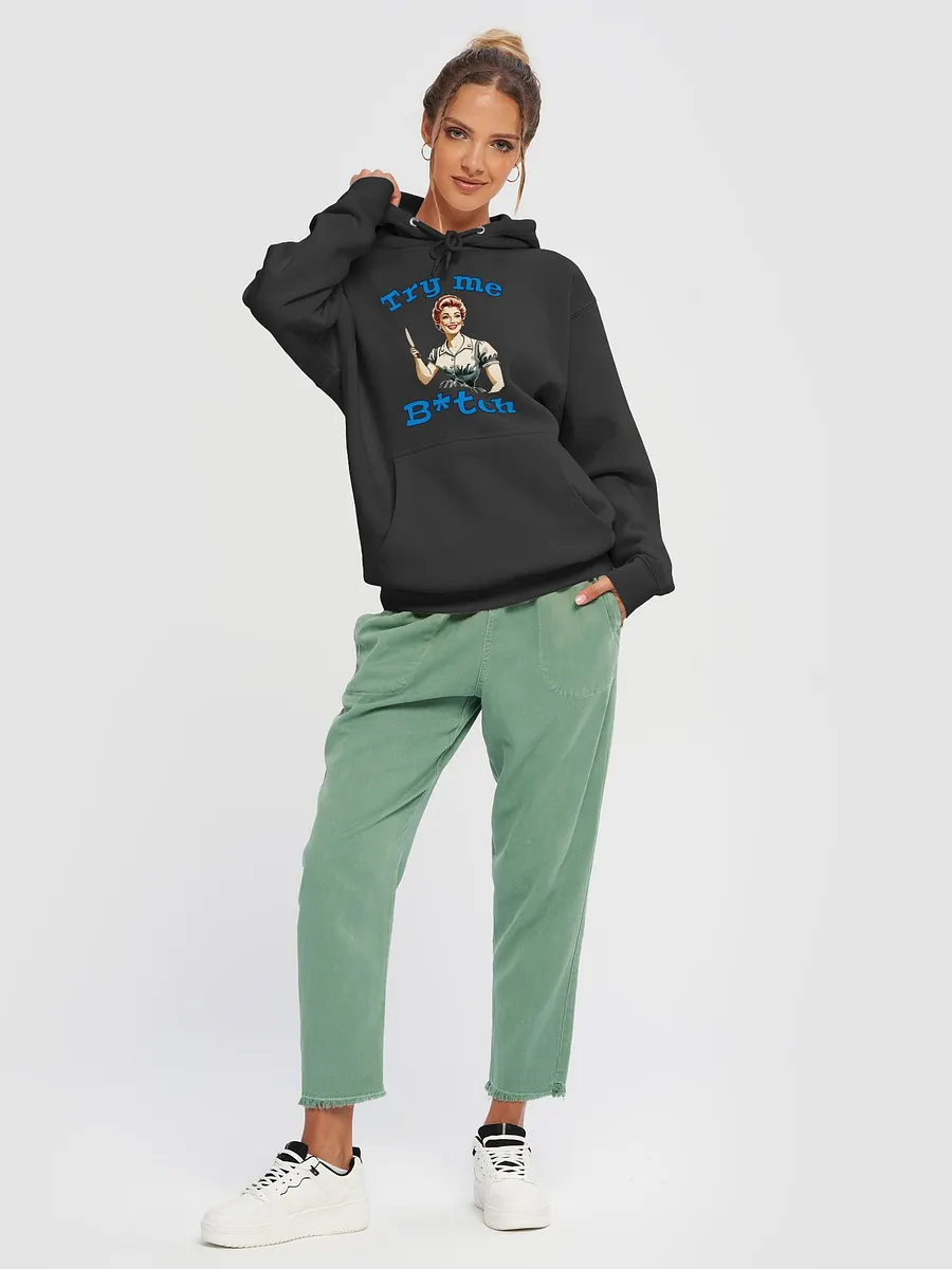 Try Me B*tch - Funny - Meme - Lane Seven Premium Pullover Hoodie product image (3)