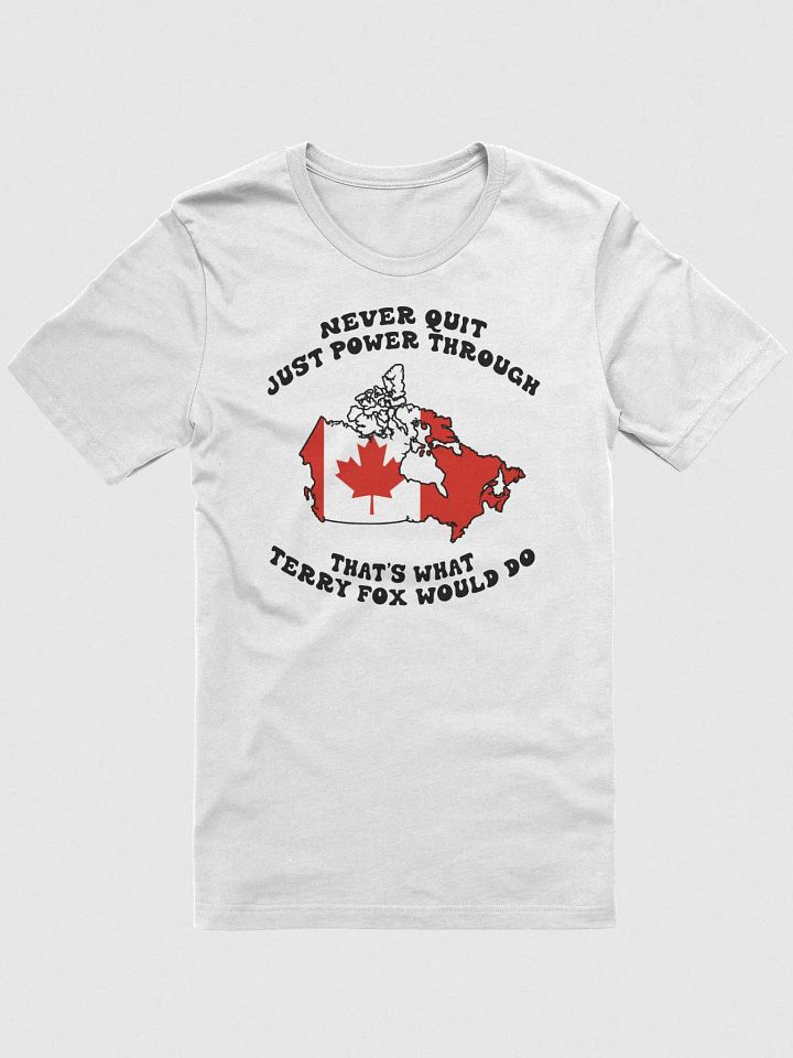 Never Quit Terry Fox T Shirt product image (1)