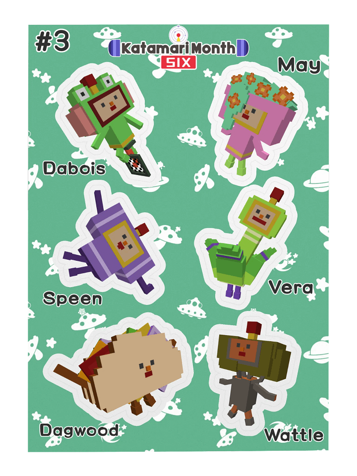 KDM6 OC Cousin Sticker Sheet #3 product image (2)