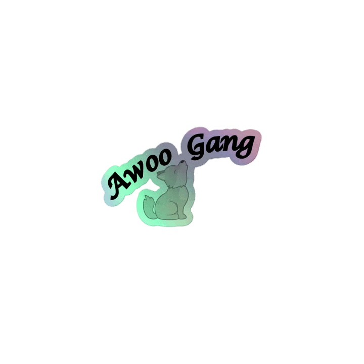 Awoo Gang Holo Sticker product image (1)