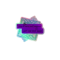 You'er not a real streamer Holographic sticker product image (1)