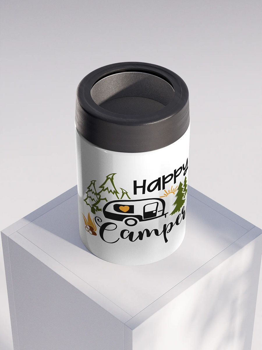 Happy Camper Stainless Steel Koozie product image (4)