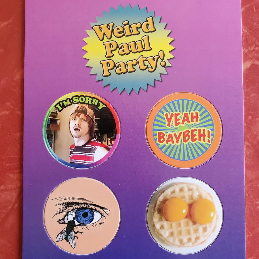 Weird Paul Party! Six Pog Set + Bonus Pog! product image (2)