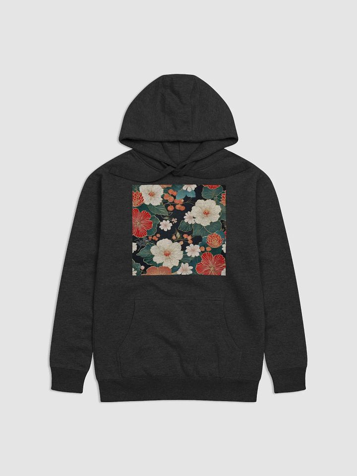 Hoodie Unisex Japanese Flowers Six product image (1)