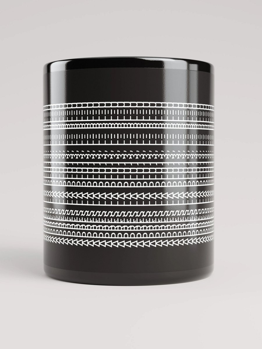 Mug Noir Codé Zen Blanc - Après la Pluie, le Bleu - Cadeau élégant product image (5)