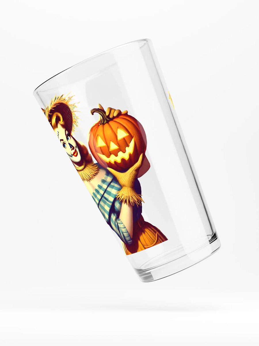 Harvest Scarecrow Halloween Shaker Pint Glass product image (4)