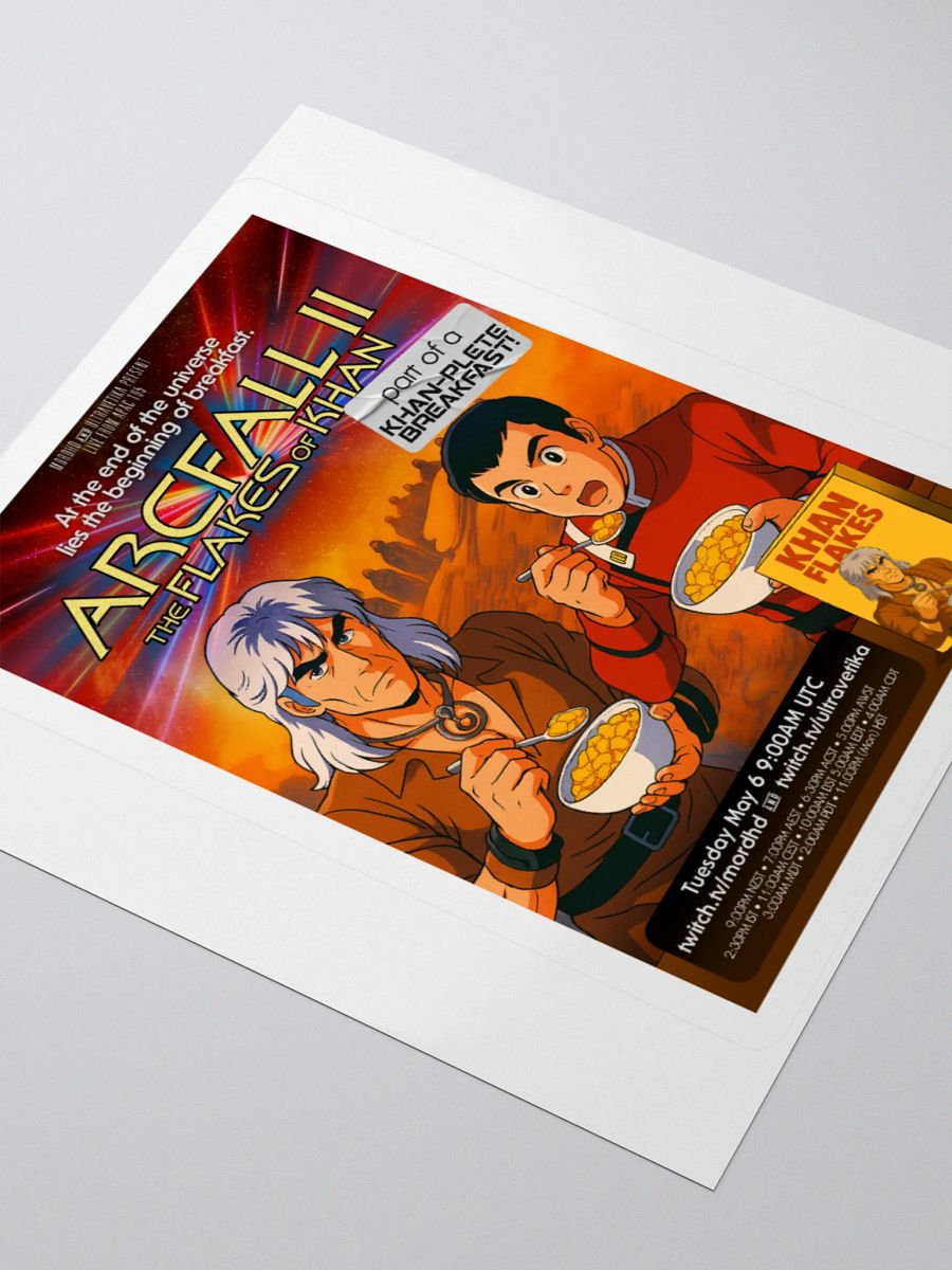 Arcfall II: The Flakes of Kahn poster sticker product image (8)