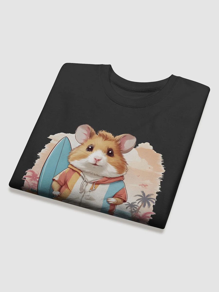 Surfing Hamster Cotton Premium Sweatshirt product image (30)