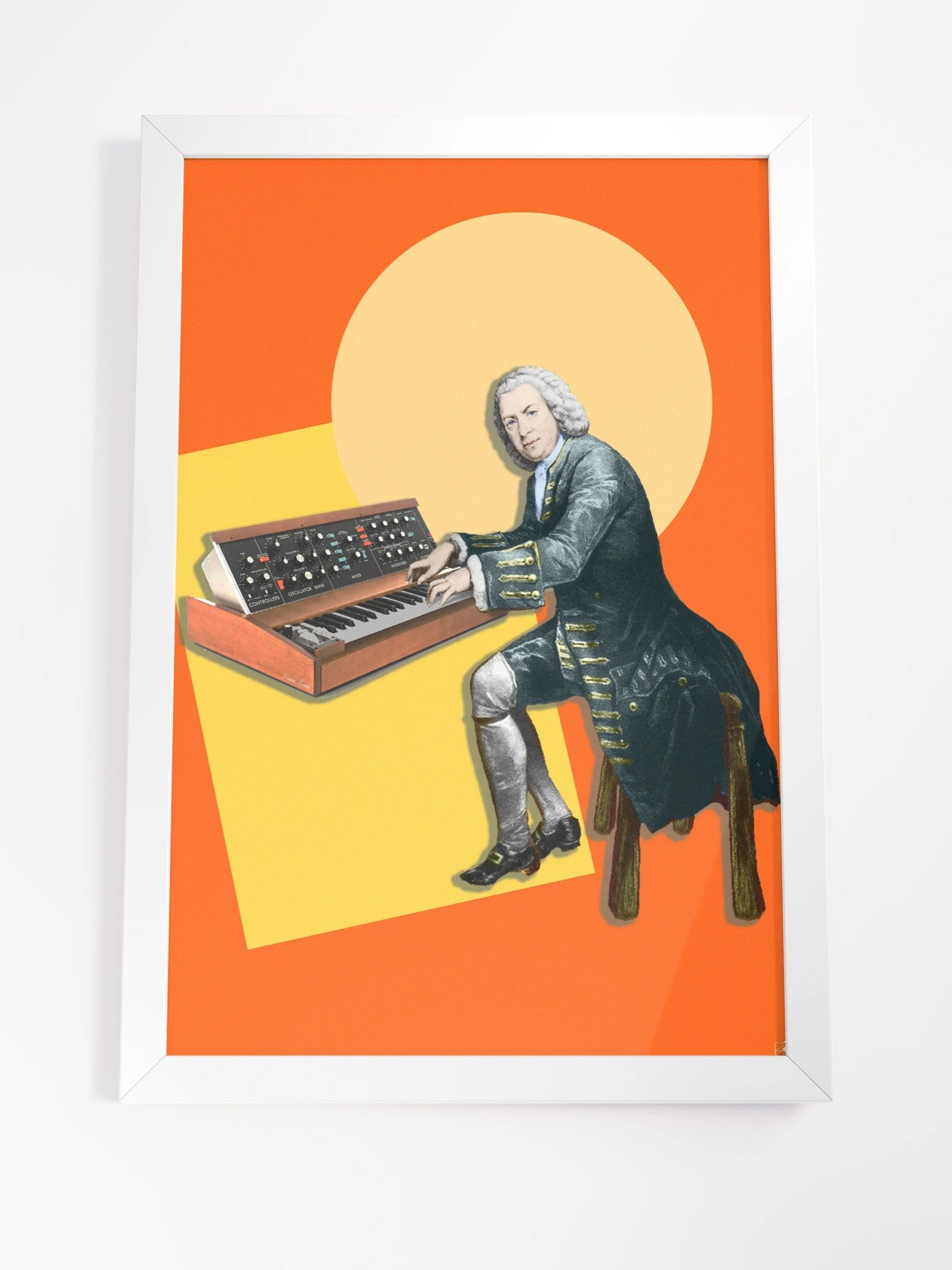 Prelude and Moogue by Frank Fonik (Minimoog), Techno EDM Framed High Quality Matte Poster product image (8)