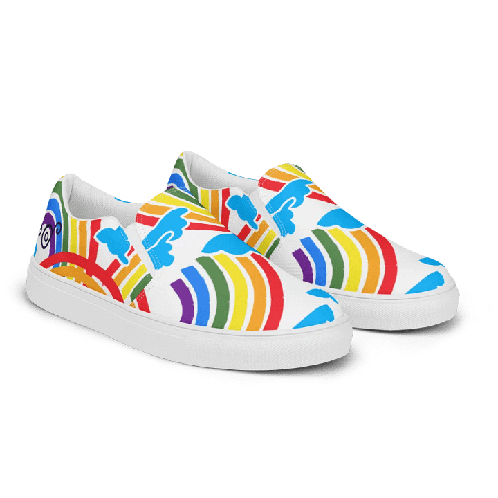 Rainbow Live Men's Slip-On Canvas Shoes product image (2)