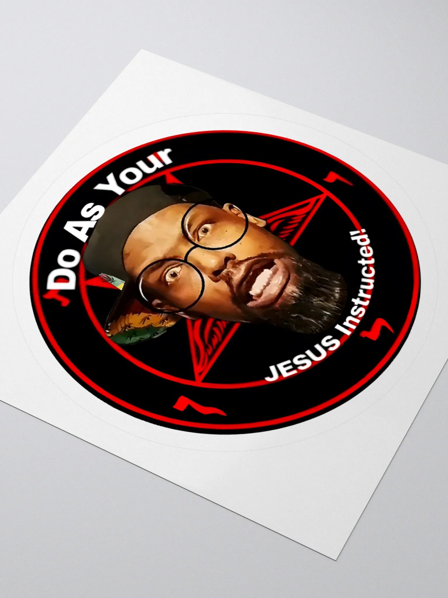Do As Your Jesus Instructed! Sticker product image (9)