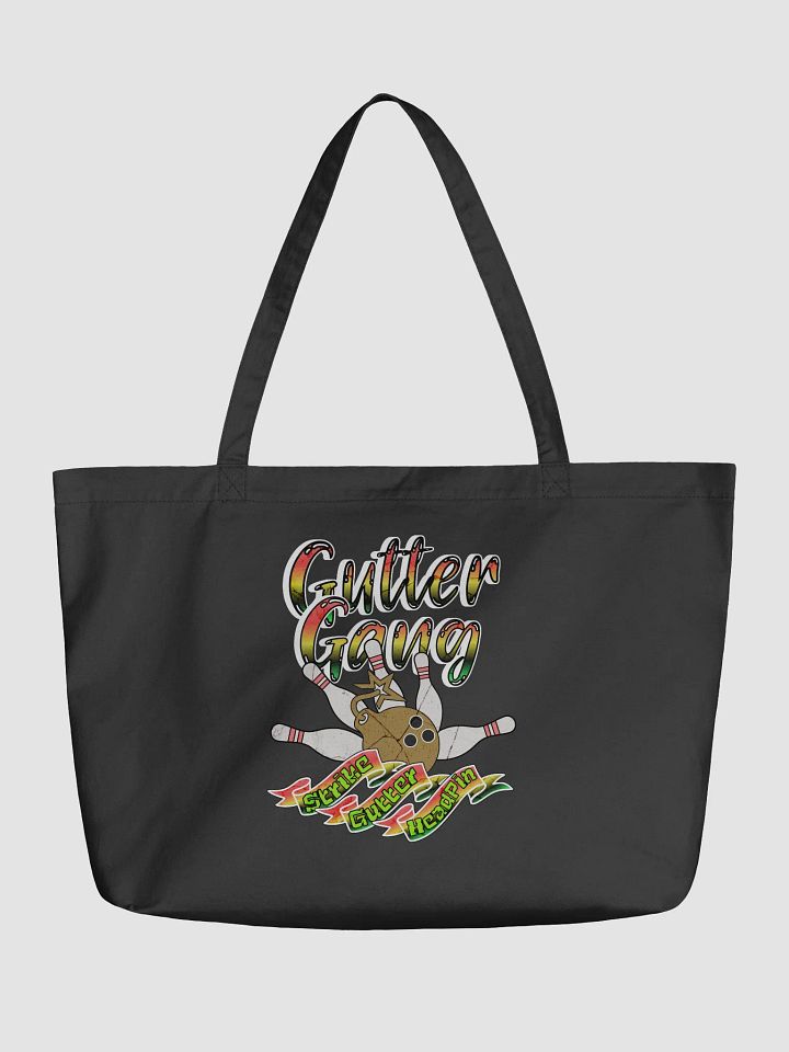Gutter Gang Bowling Crown Organic Tote product image (5)