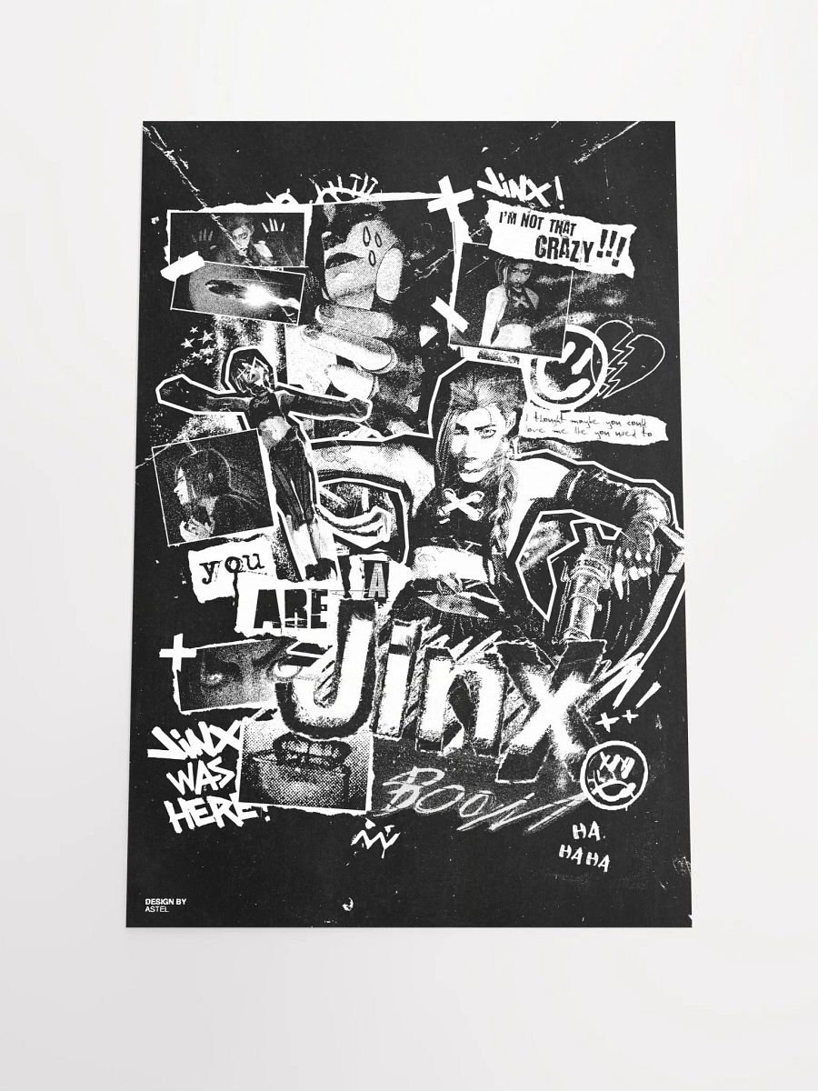'I THOUGHT MAYBE YOU COULD LOVE ME LIKE YOU USED TO' - ARCANE POSTER (BLACK AND WHITE EDITION) product image (4)