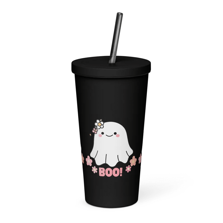 Flower Boo Ghost Insulated Tumbler product image (1)