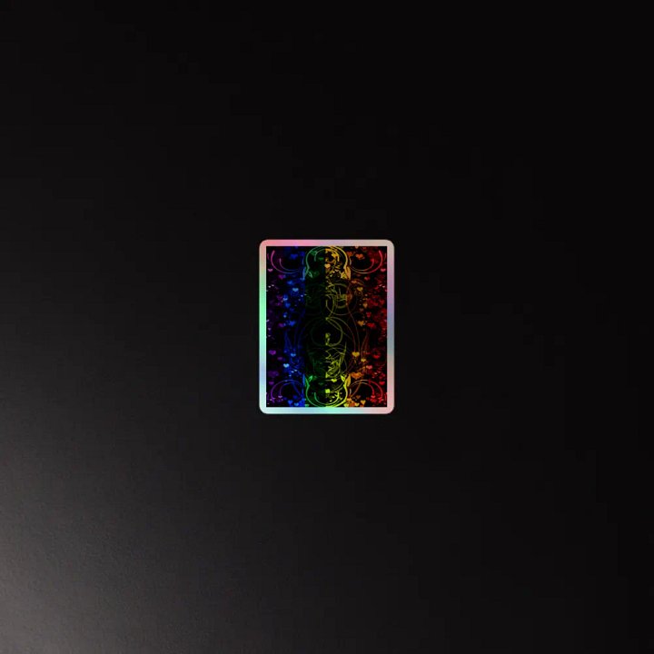 Pride Flag Sticker (Flourish Variation) product image (2)