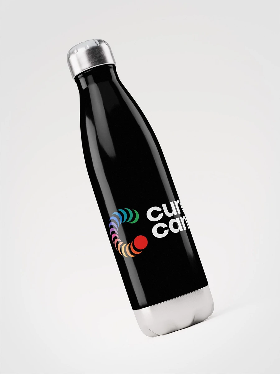 Cure Cancer | Logo Drink Bottle - Black product image (3)