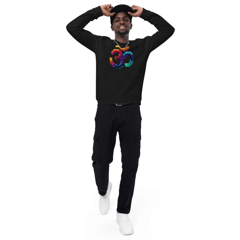 Om Pixel Vibes Sweatshirt product image (3)