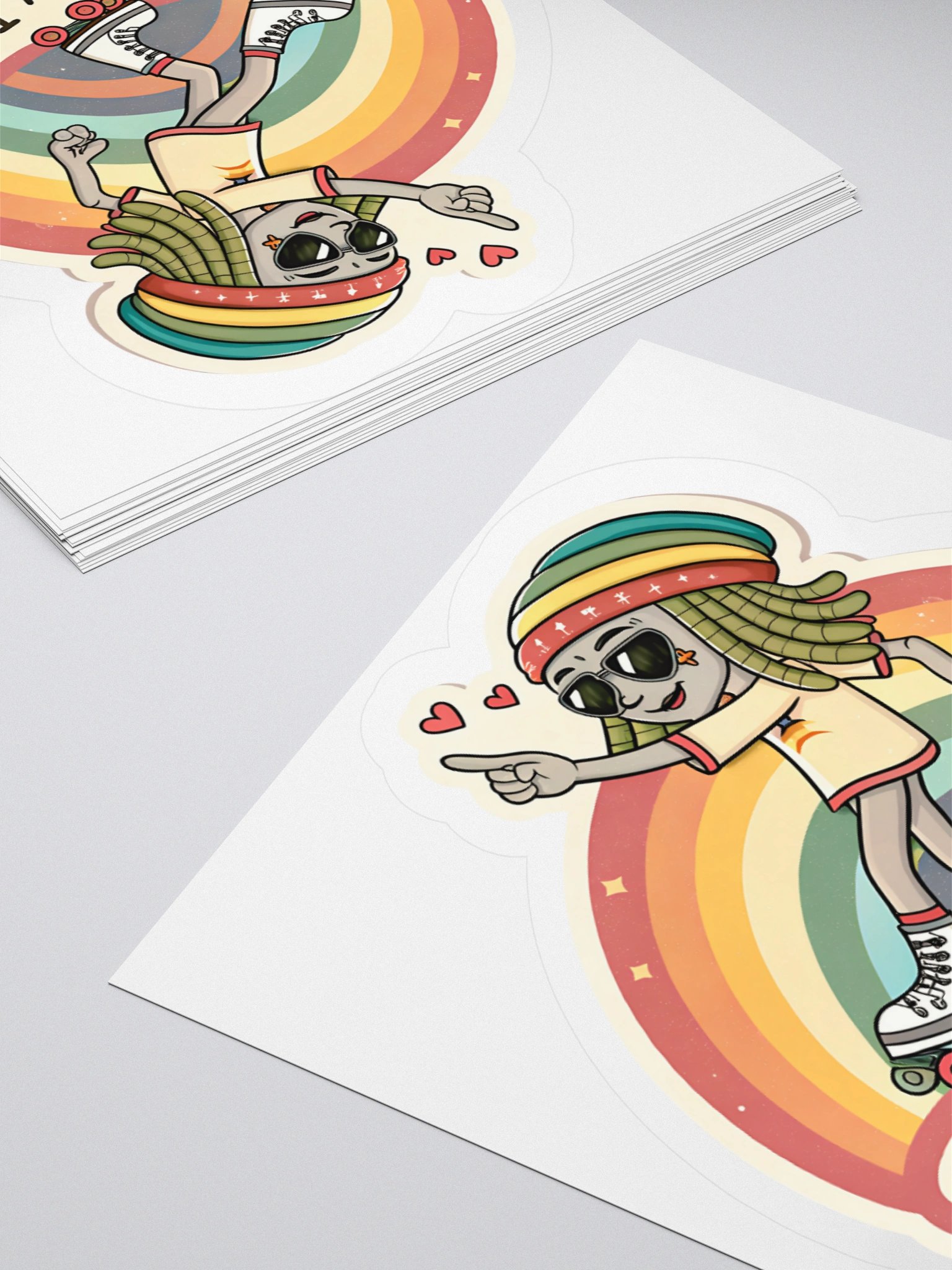 Rasta Roller Skater Stickers product image (10)