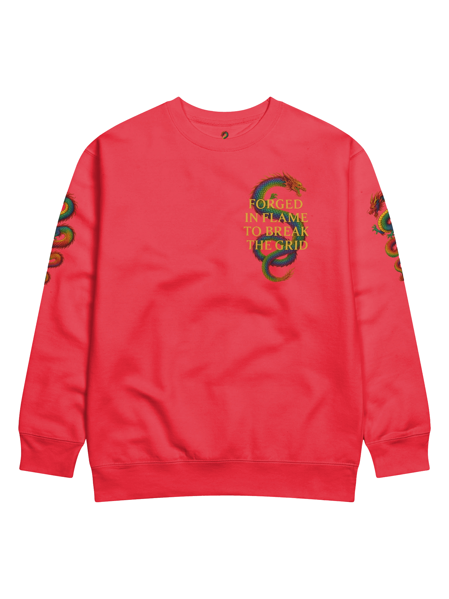 🐉 Colourful Dragon – Premium Flame Hoodie Luxury loungewear. Soul-coded armour. product image (72)