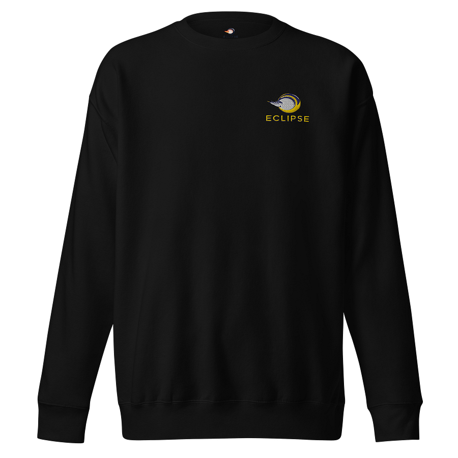 Eclipse Unisex Premium Sweatshirt - Exclusive Celestial Eclipse Design - Heavyweight Cotton Blend product image (1)