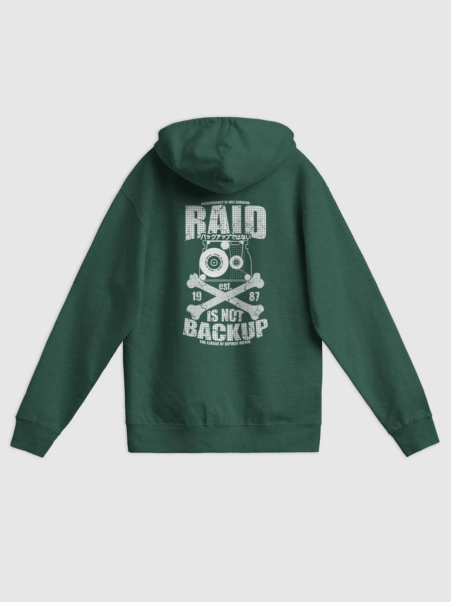 RAID IS NOT Backup - Fleece Zip Up Hoodie product image (1)