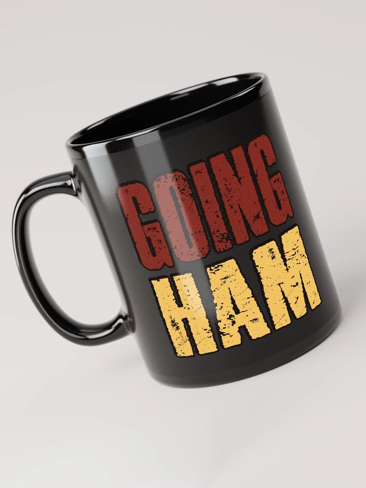 GOING HAM Black Glossy Mug [Double-Sided] product image (1)