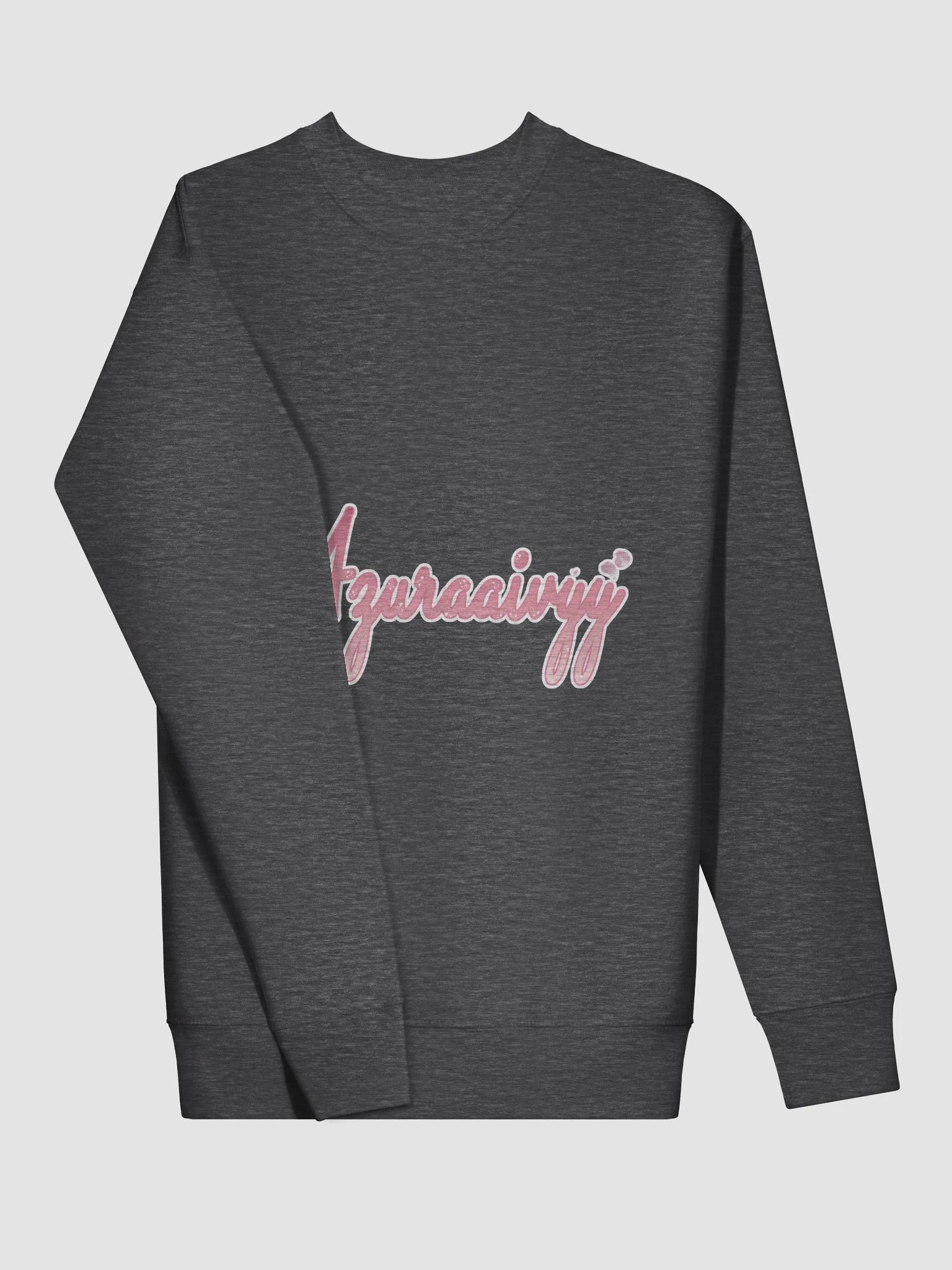 Azuraairy Pink Cursive Sweatshirt product image (3)