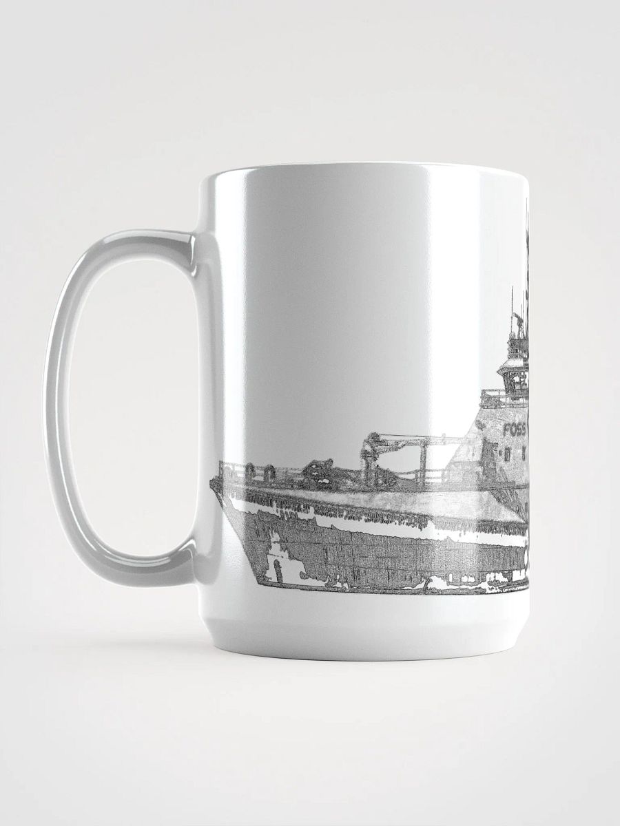 FOSS Tugboat Sketch Glossy Mug 15oz product image (6)