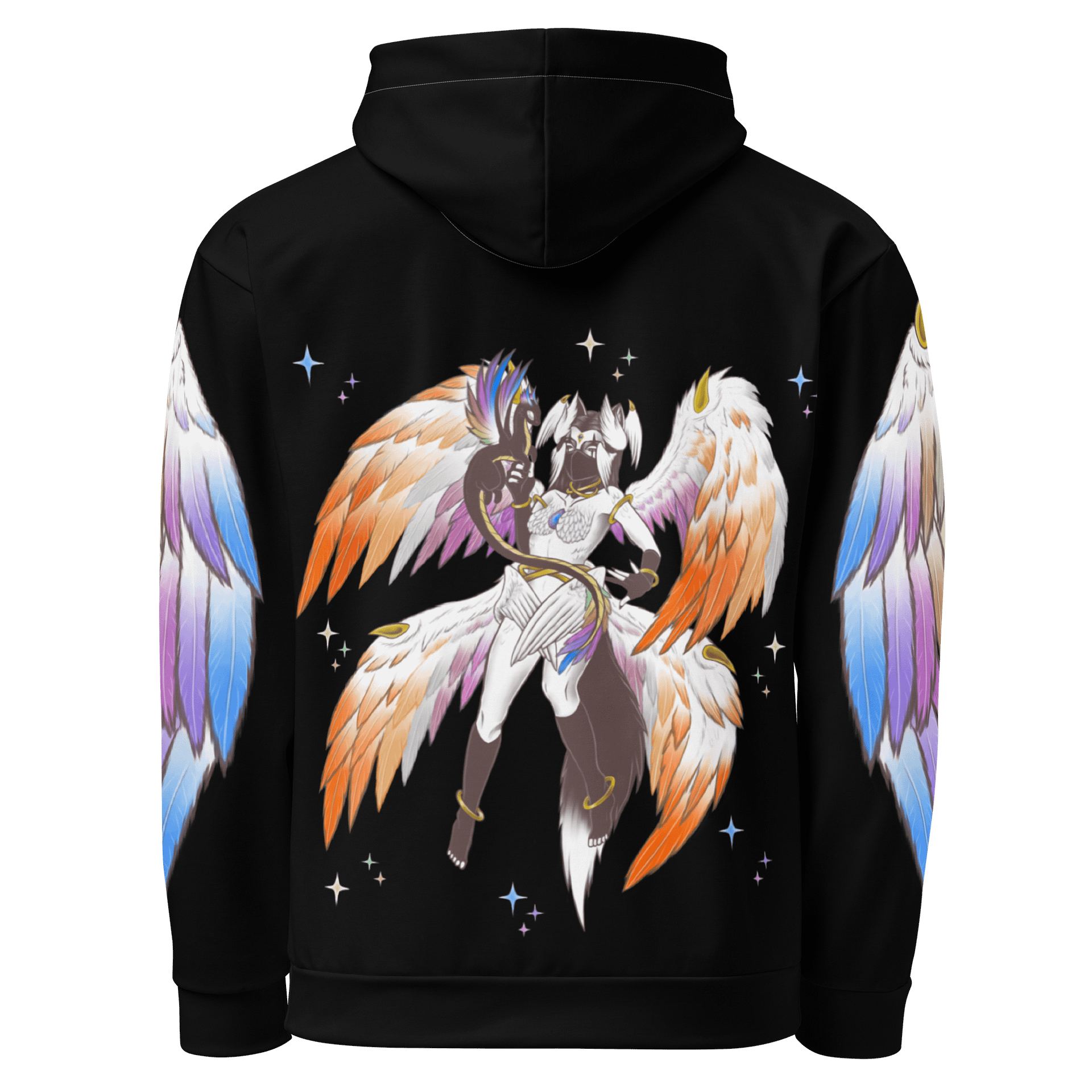 Lesbian Pride Angel Hoodie - Positions A product image (3)
