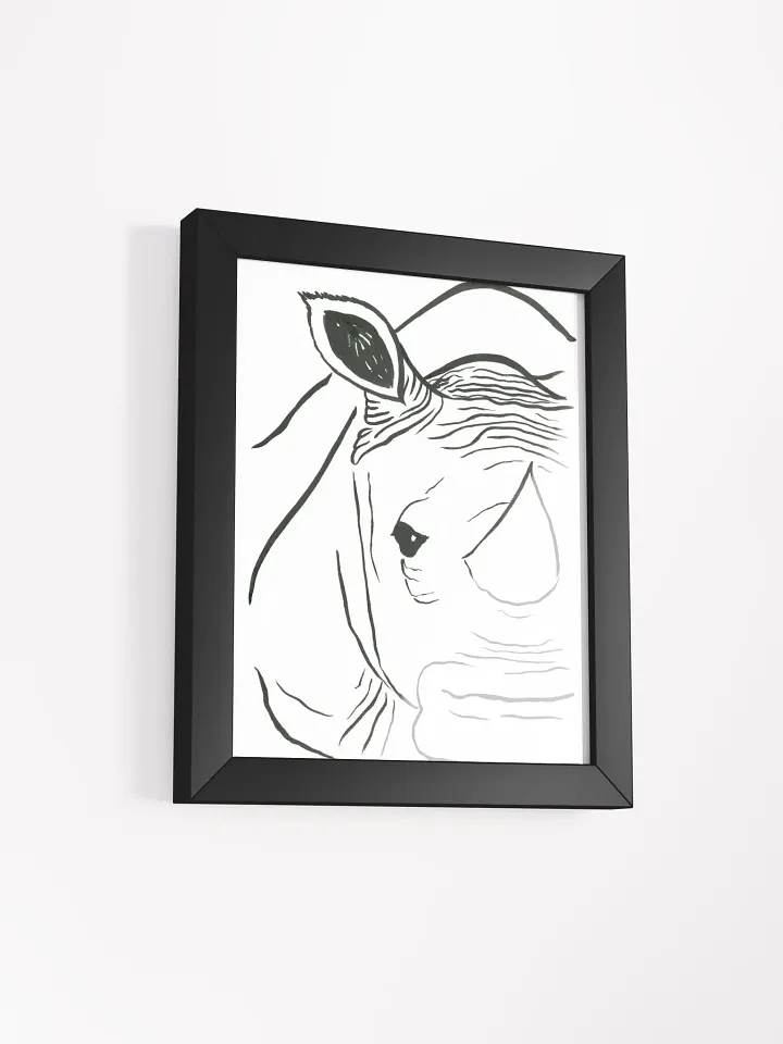 Face Of A Rhino Framed Print product image (12)