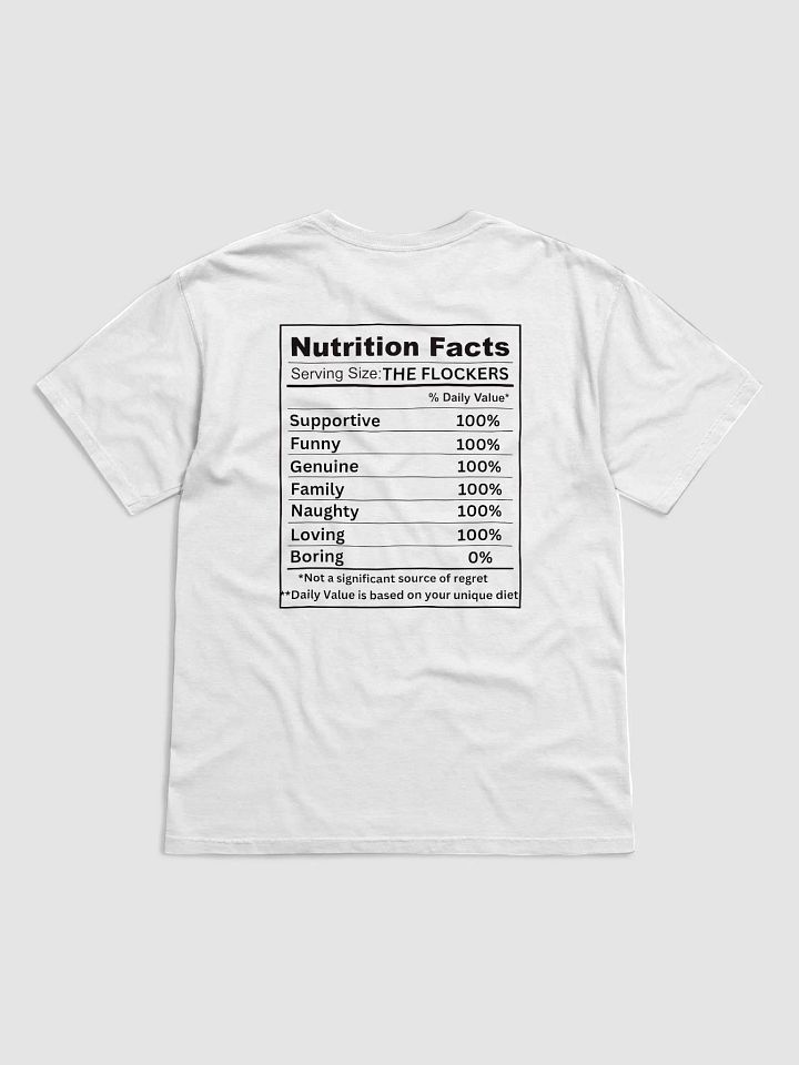 Black on White Nutrition Facts product image (2)