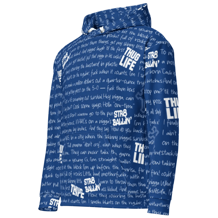 Str8 Ballin' - 2Pac - BLUE - Unisex Hoodie product image (1)