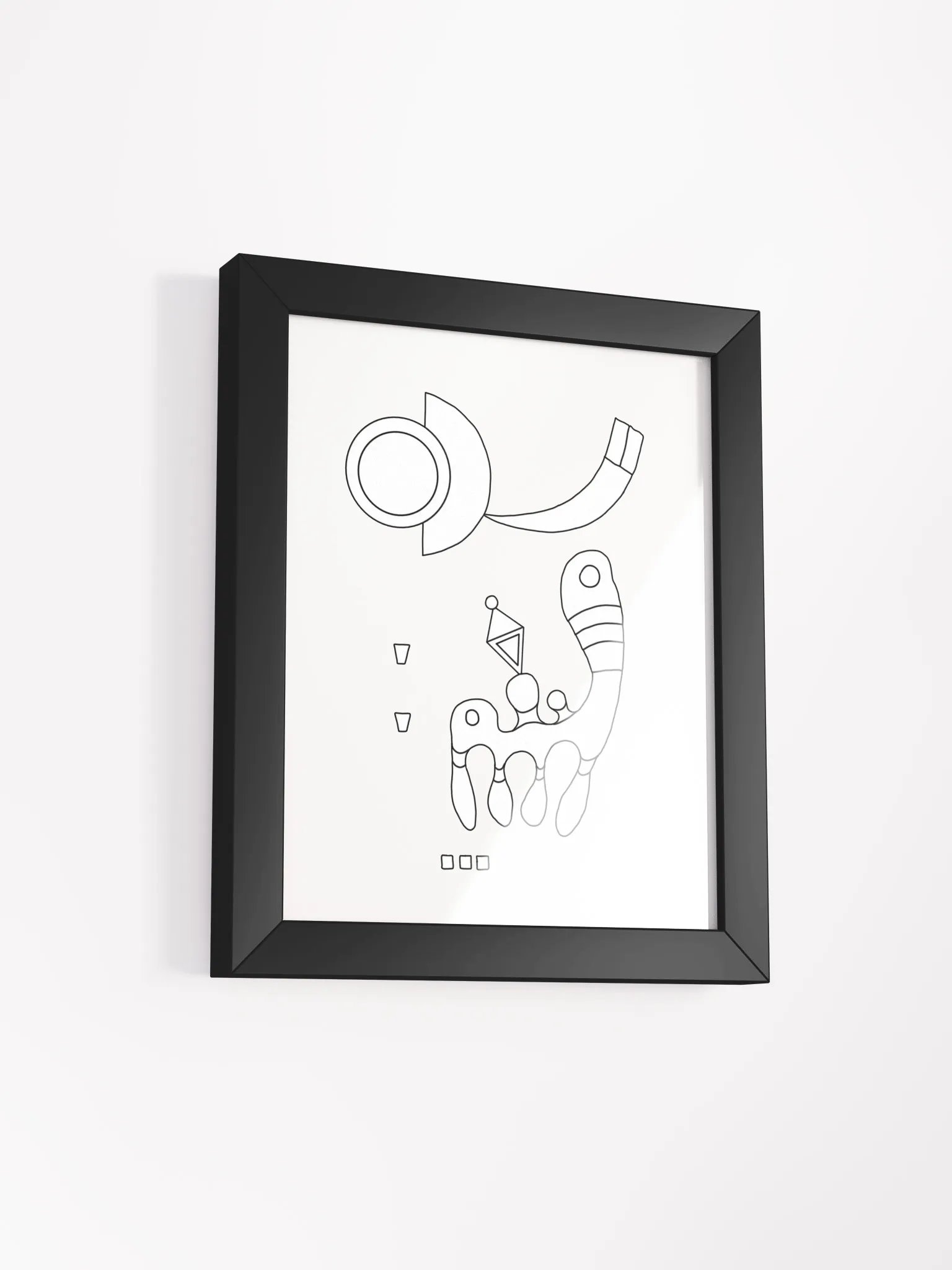 Color-Your-Own Kandinsky's Framed Poster! product image (11)