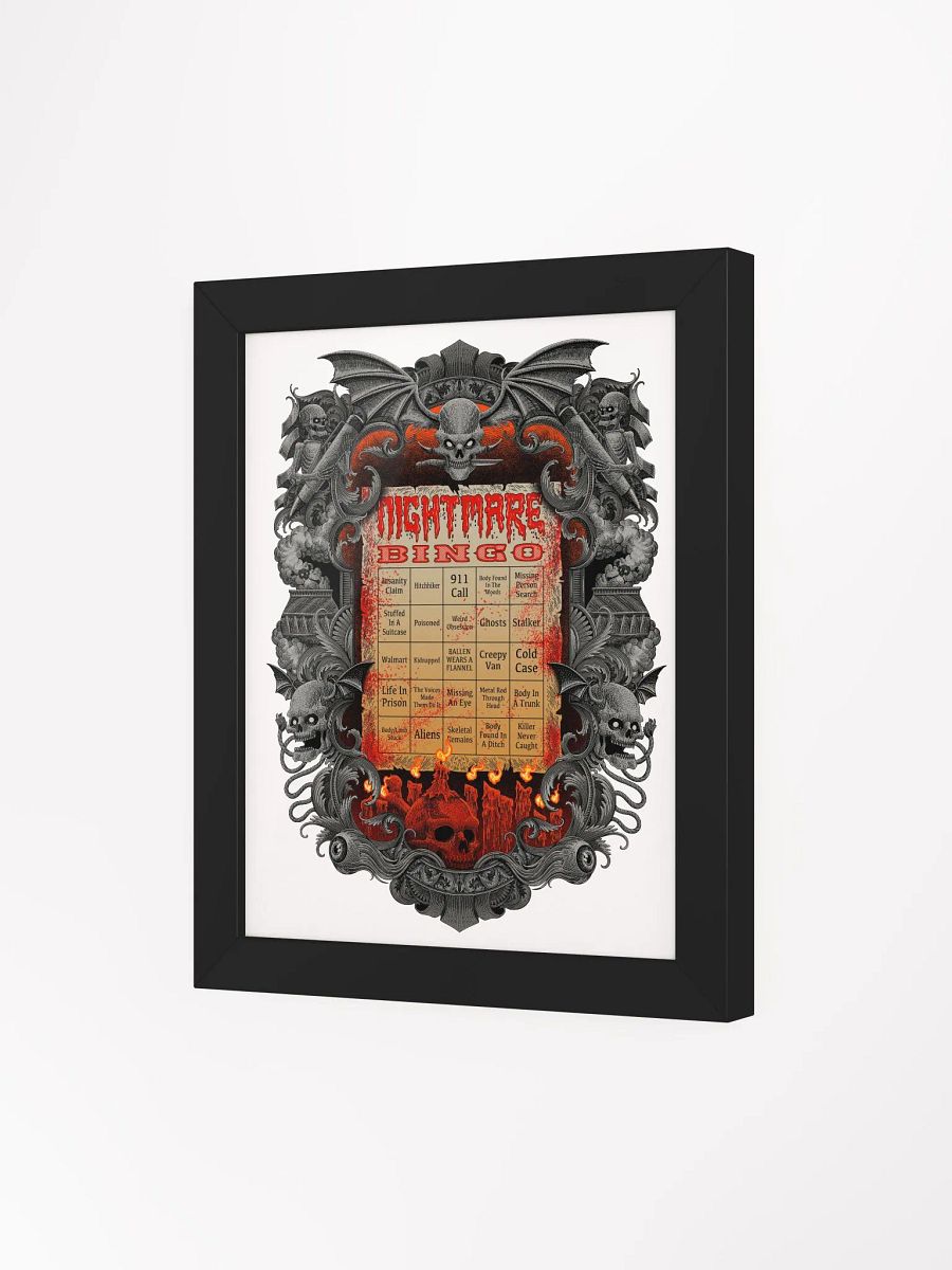 Nightmare Bingo Framed Poster product image (3)