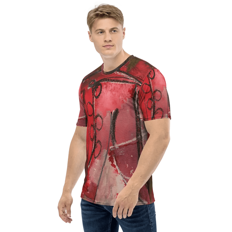 original painting by b.reters ink mixed media printed on tshirt product image (3)