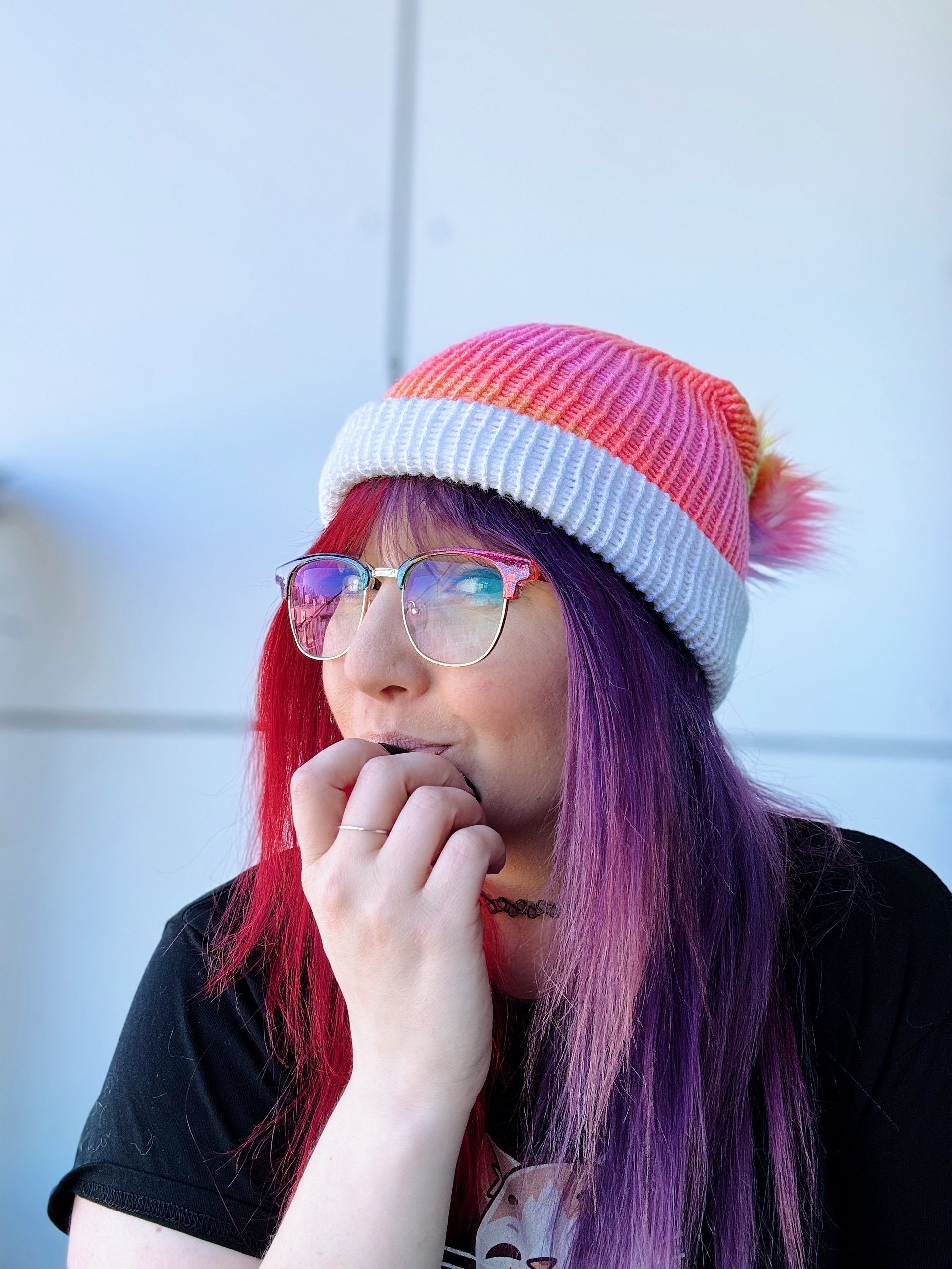 Neon Slouchy Beanie product image (2)