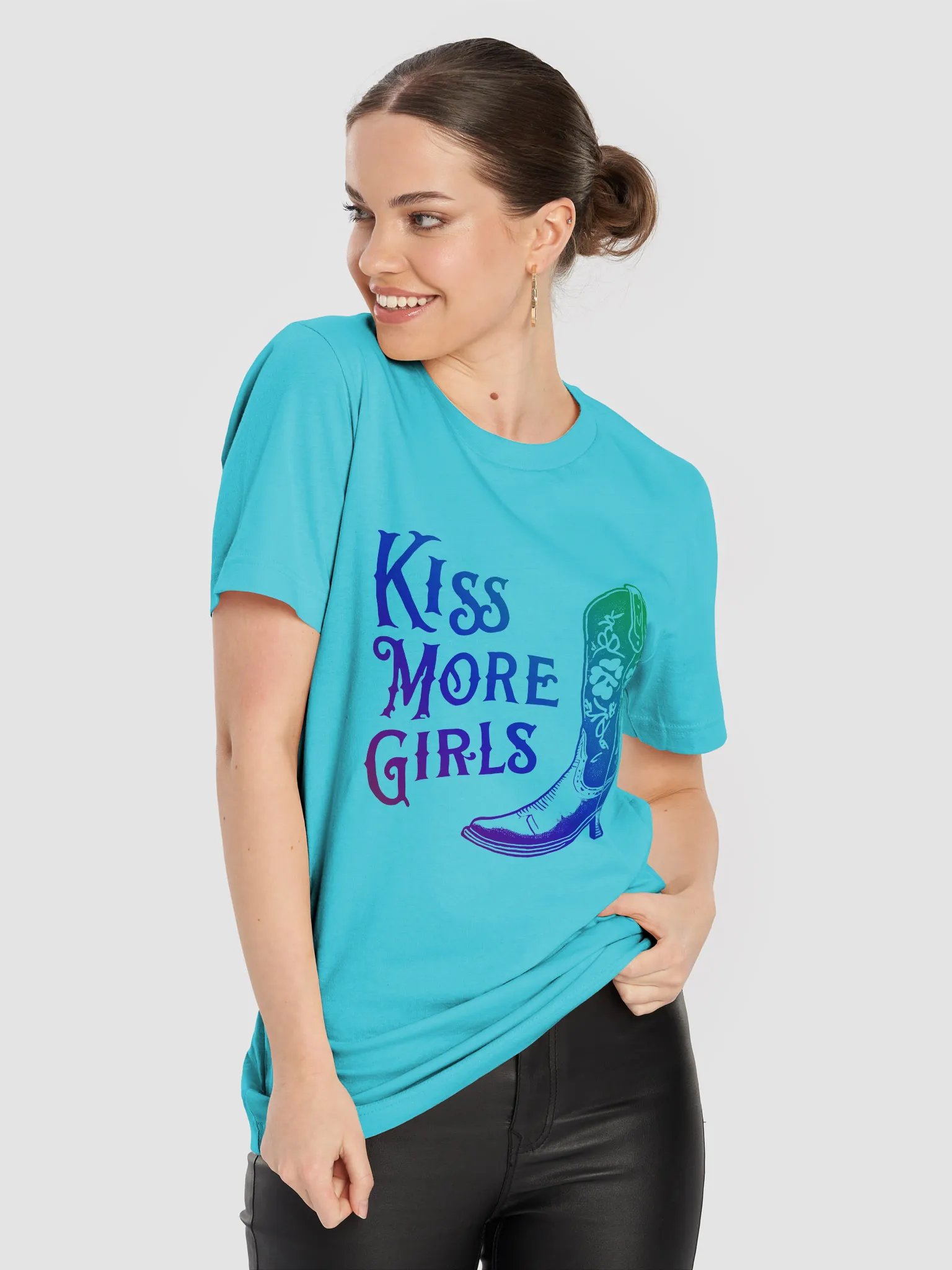 Kiss More Girls Sapphic Tee product image (68)
