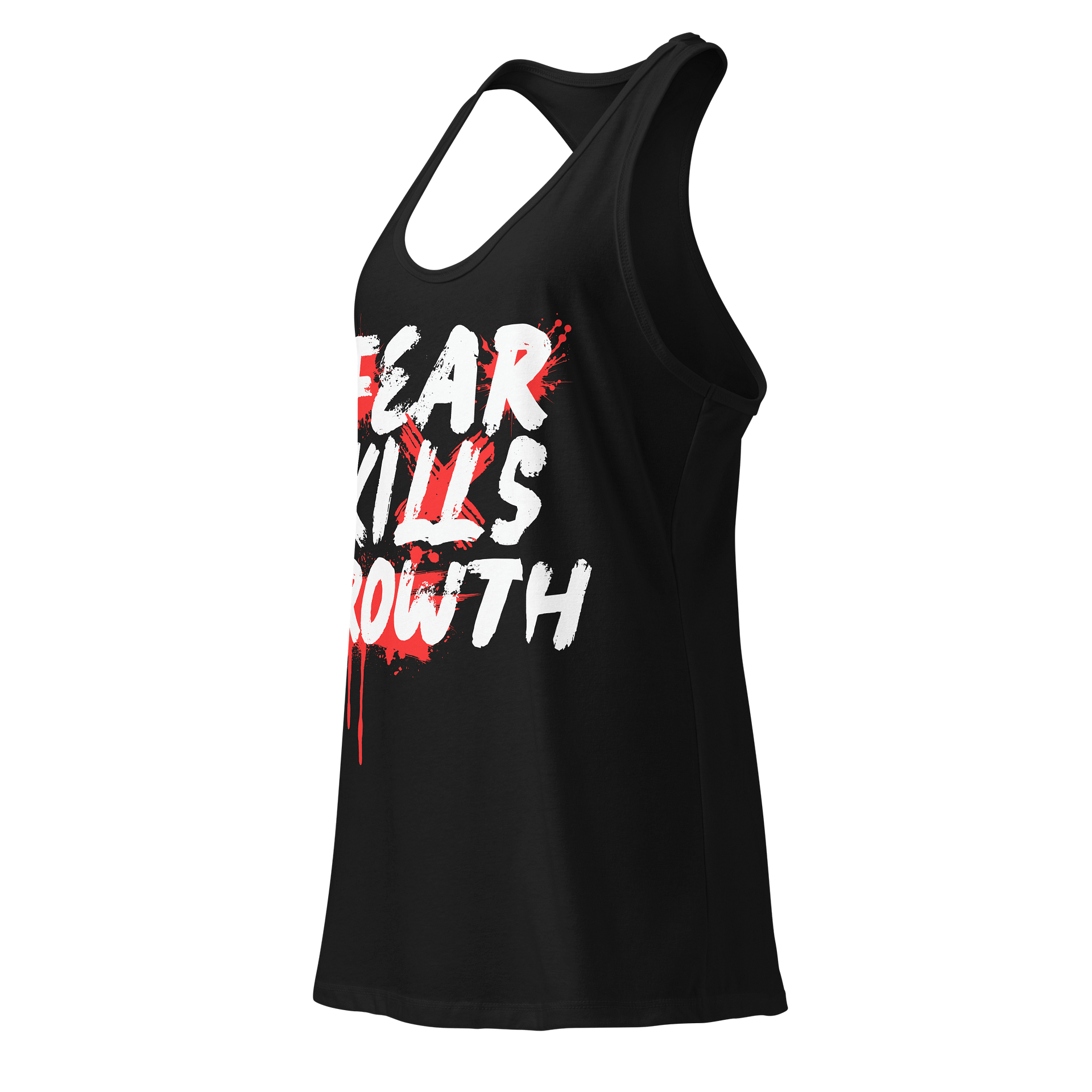 Fear Kills Growth Women Tank Top - Next Level Racerback fit product image (3)