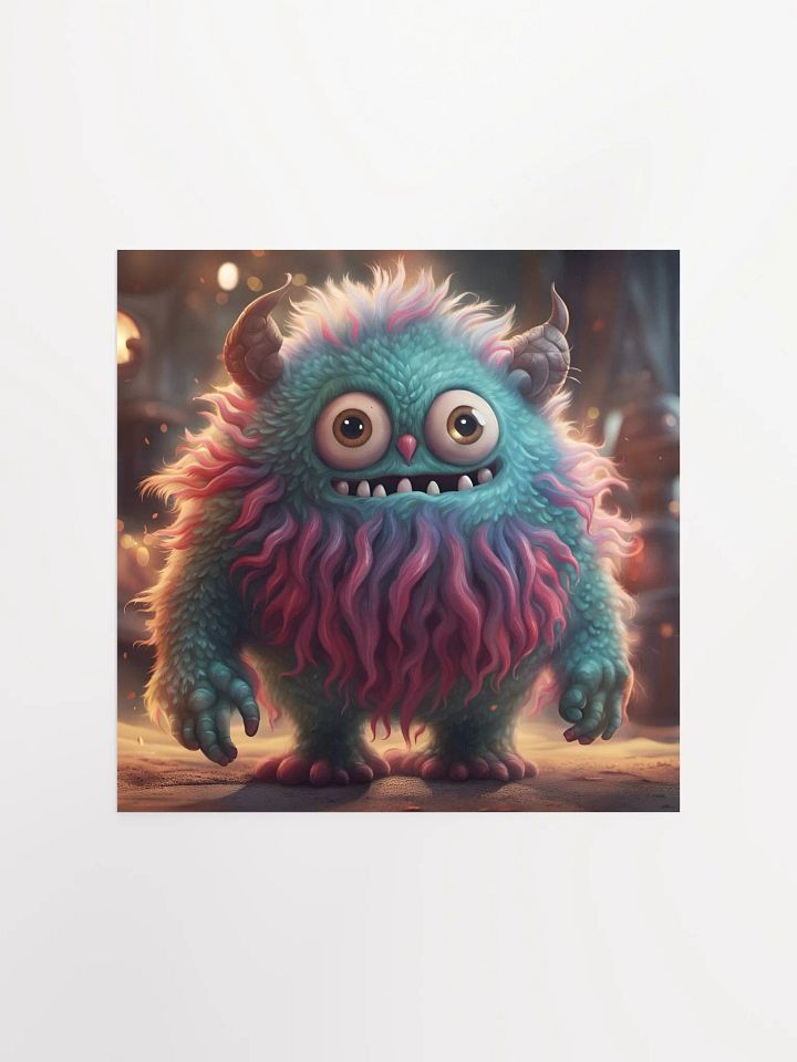 Cute Monster Poster product image (1)