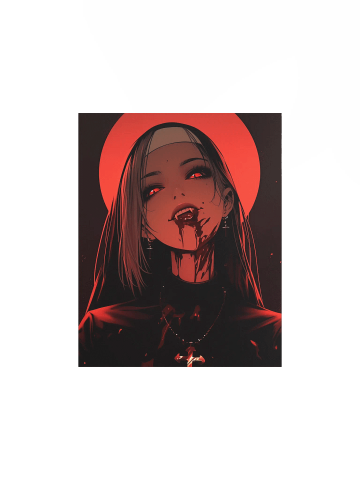 Bloody Vampire Glow Matte Poster product image (5)