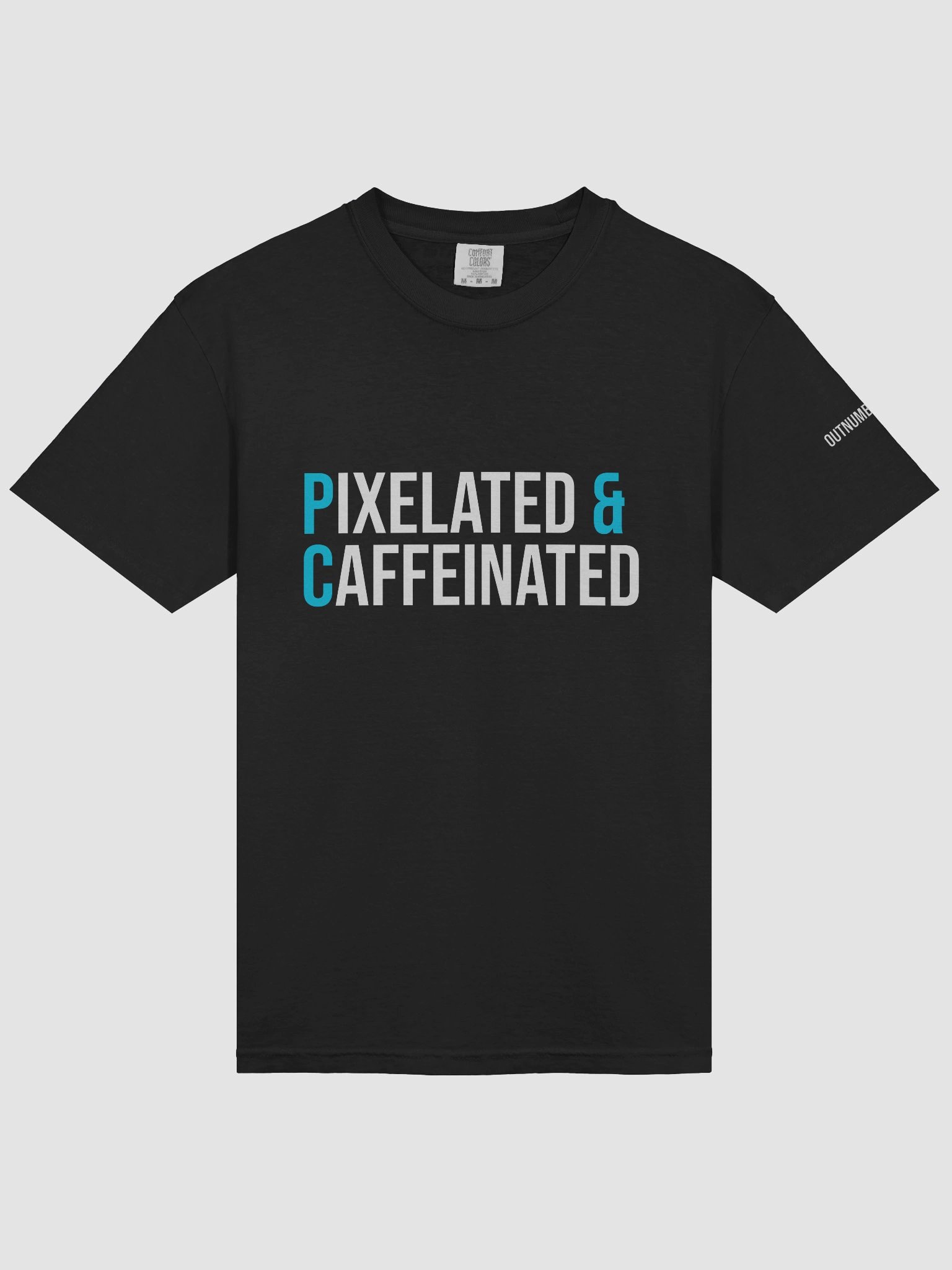 Pixelated & Caffeinated Men's Tee product image (4)
