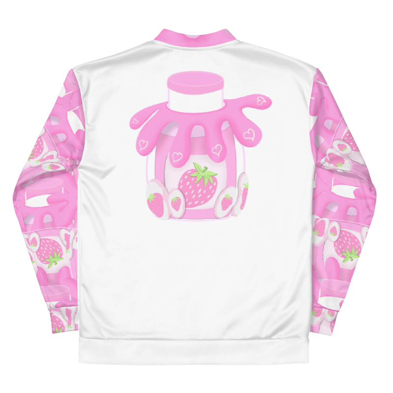 Strawberry Milk Bomber Jacket product image (1)
